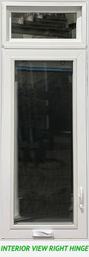 Casement Window With Transom 24" x 84"-2