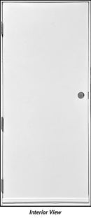 Steel Insulated 28" Door Flush, Custom Frame Height 68" Right Hinge-2