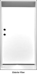 Steel Insulated 34"Door Flush, Custom Frame Height 71" Right Hinge-1