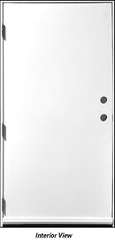 Steel Insulated 34"Door Flush, Custom Frame Height 71" Right Hinge-2