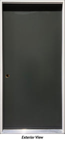 Steel Entry Door, Flush, 36" Right Hinge-Iron Ore Finish-1