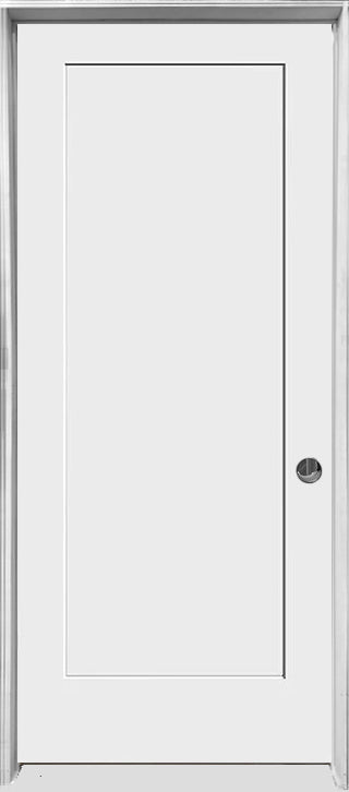 Shaker Door 1-Panel With Frame 36" x 90" Left Hinge