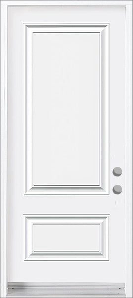 2-Panel Steel Insulated Entry Doors, 80