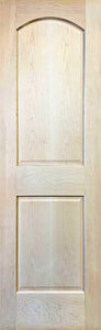 Raised 2 Panel Arch Top Doors-Stain Grade Maple
