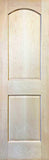 Raised 2 Panel Arch Top Doors-Stain Grade Maple