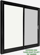 Patio Sliding Doors-2 Panel 80" Tall-Black Exterior and Interior.-2
