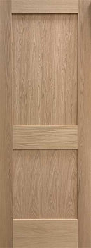 Shaker Doors 2-Panel Stain Grade Red Oak 36" Wide  x  80" Tall-1