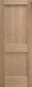 Shaker Door 2-Panel Stain Grade Red Oak-36 x 80 Minor Defects