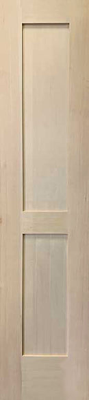 Shaker Doors 2-Panel Design Stain Grade Hemlock 80" TALL-4