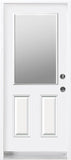 Steel Insulated Entry Doors-Half Size (22" x 36") Glass Clear or Frosted