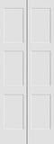 Shaker 3-Panel Bifold Doors White Primed 80" Tall