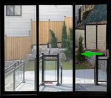 Patio Sliding Doors-3 Panel 96" Tall-Black Exterior and Interior