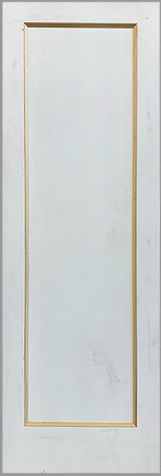 FLAT 1-PANEL DOORS, PRIMED, BEVELED BEADING - MINOR BLEMISH