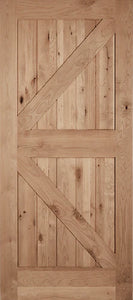 AUTHENTIC BARN DOORS-"K" Style Knotty Alder