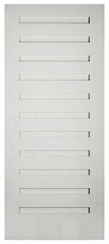 Interior 11 Panel Shaker Doors White Primed 80" Tall