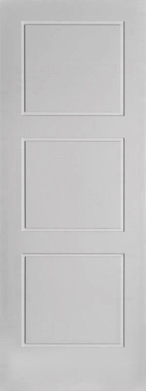 Shaker Door 3-Panel Design High Definition 30" x 90"