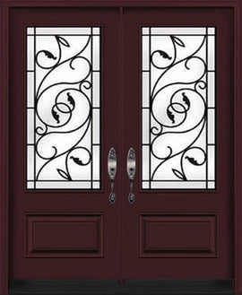 "Brela" Wrought Iron Design Double Entry Systems