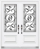"Brela" Wrought Iron Design Double Entry Systems-3