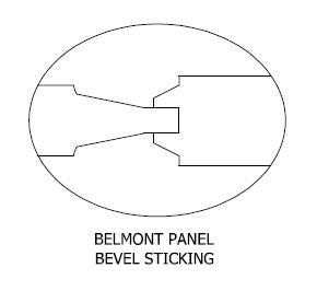 Raised 2 Panel Doors Paint Grade Poplar 1 3/4" Thick