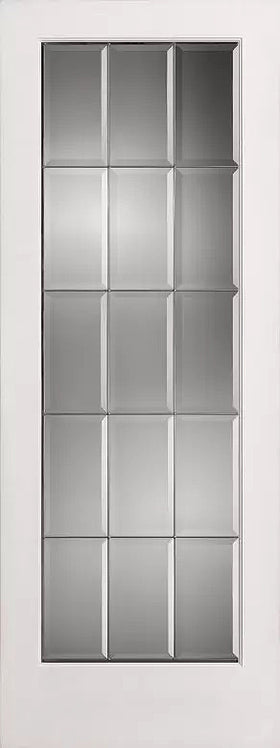 French Interior Doors Clear Beveled Glass with Caming.