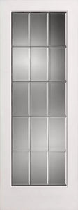 French Interior Doors Clear Beveled Glass with Caming