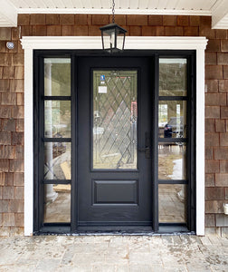 "Canterbury" Design Entry System with Divided Lite Sidelites