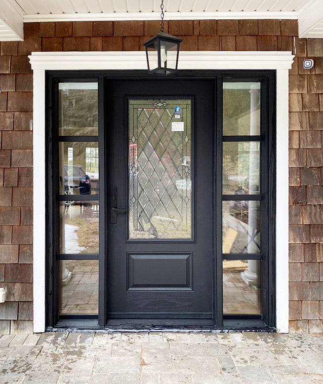 "Canterbury" Design Entry System with Divided Lite Sidelites