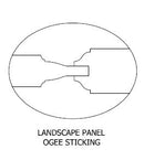 Raised 3 Panel Doors Paint Grade Poplar 1 3/4" Thick 95" Tall-3