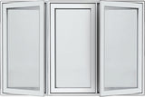 STANDARD 3-SECTION CASEMENT WINDOWS-WHITE