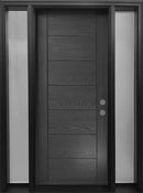 "Contempra" Design Modern Fiberglass Entry Systems-1