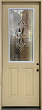 FIBERGLASS ENTRY DOOR-"PARISIENNE" GLASS 36 x 96