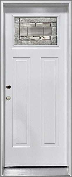 Craftsman Style Entry Door-Oak Hill Glass-32 x 80 Right Hinge