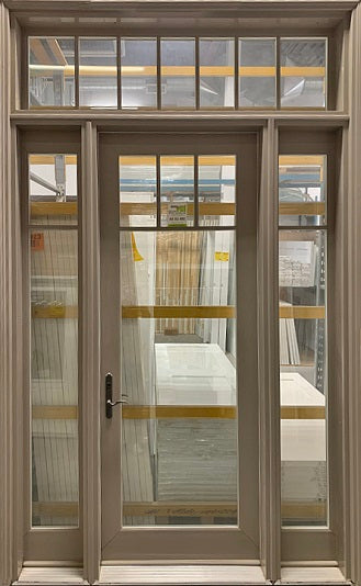 Front Entry Door System Clear Glass 6 ft. Wide x 10 ft. Tall