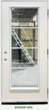 Fiberglass Entry Door-Full Length 4 Lite Style-36" x 80" Left Hinge