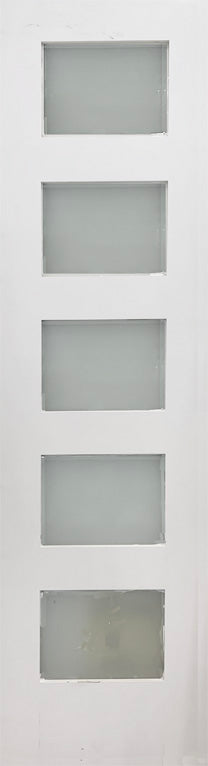 Shaker Door 5-Panel Diffused Glass 22