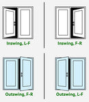 French Patio Doors with Internal Miniblinds-5