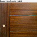 FLUSH GROOVED SOLID CORE DOOR MAHOGANY 30" X 96"-2