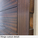FLUSH GROOVED SOLID CORE DOOR MAHOGANY 30" X 96"-4