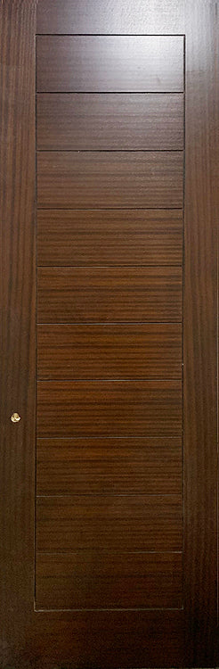 FLUSH GROOVED SOLID CORE DOOR MAHOGANY 30" X 96"