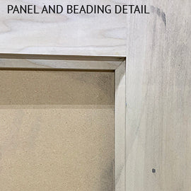 FLAT 1-PANEL DOORS, POPLAR, BEVELED BEADING - 0