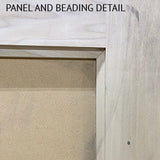 FLAT 1-PANEL DOORS, POPLAR, BEVELED BEADING