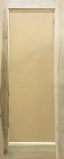 FLAT 1-PANEL DOORS, POPLAR, BEVELED BEADING-1