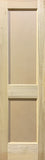 Flat Panel Style Door-2 Panel Design Poplar/MDF