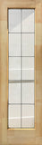 French 10-Lite Clear Beveled Glass Zinc Caming 26 x 80 ONE ONLY