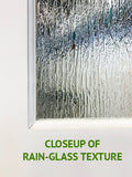 French Door 3-Lite Rain Glass 36" x 80"