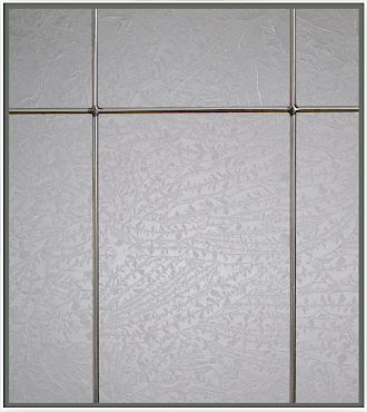 French Interior Doors Gluechip Frosted Glass with Caming.