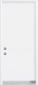 Flush Steel Insulated Utility Entry Doors, 80" Tall-1