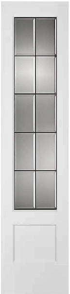 French Interior Doors Clear Beveled Glass with Caming.