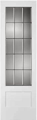 French Interior Doors Clear Beveled Glass with Caming.-14