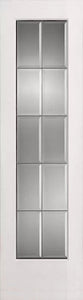 French Door 10-Lite Clear Beveled Glass 24" x 80" ONE ONLY